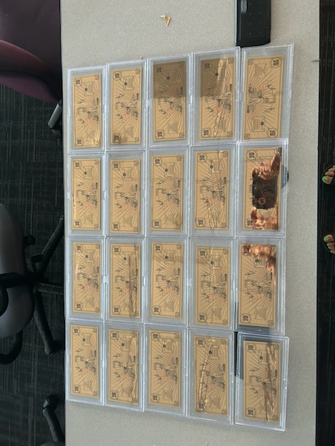 20 1/10th gram gold certificates