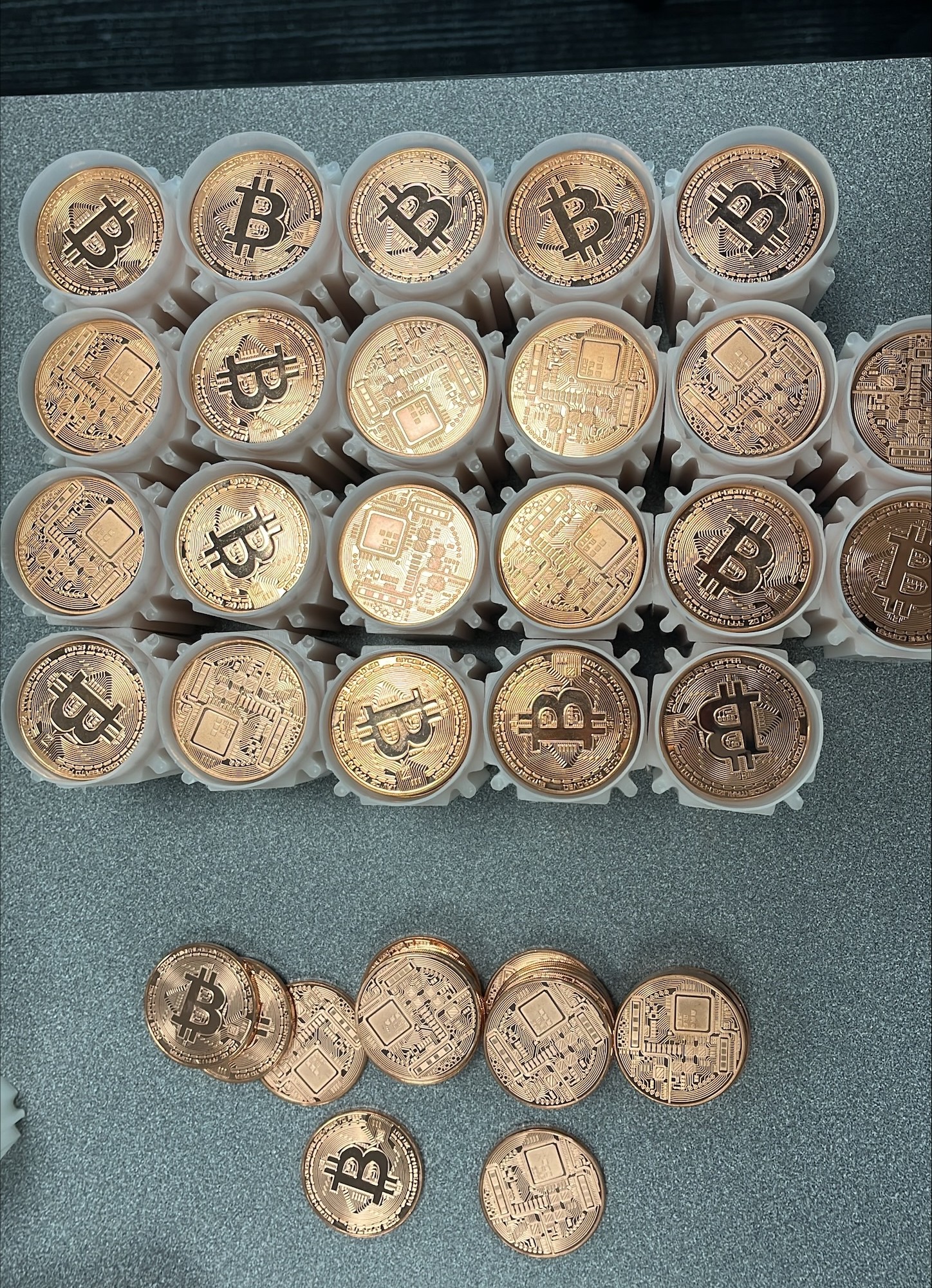 Copper bitcoin rounds