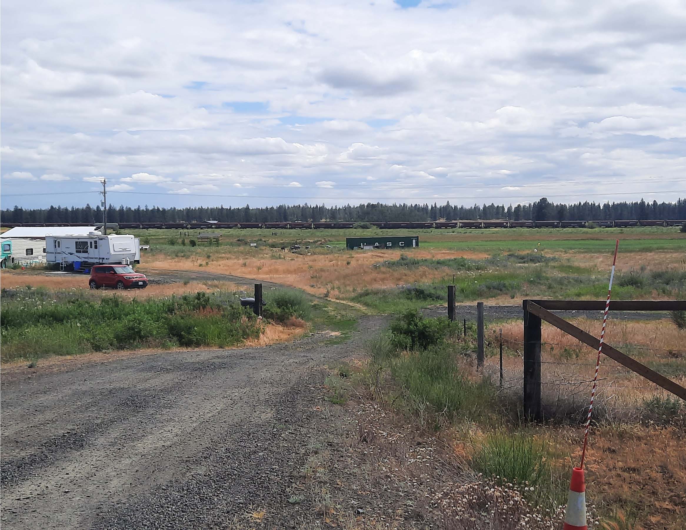 Driveway to property