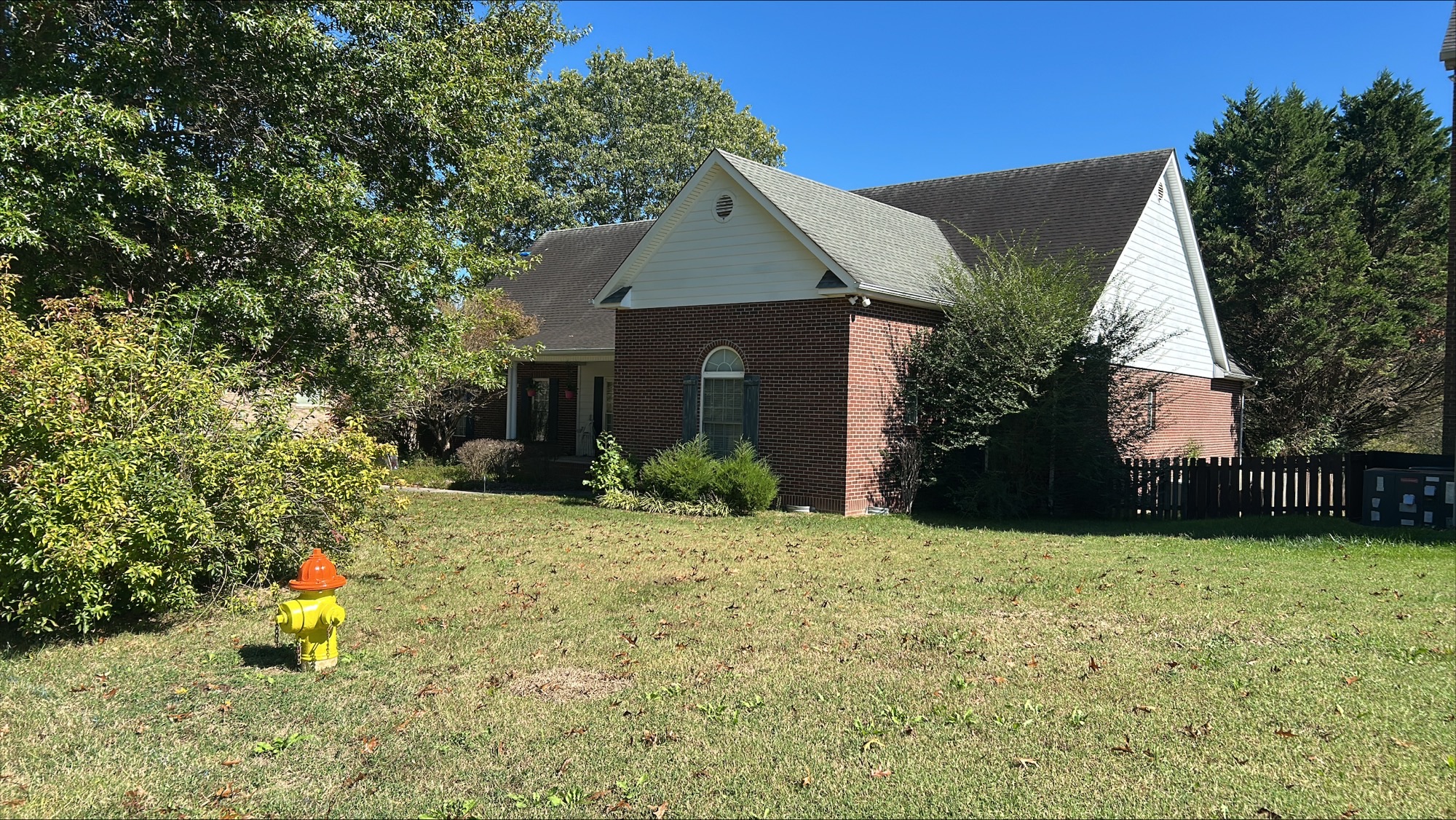 side and front of home