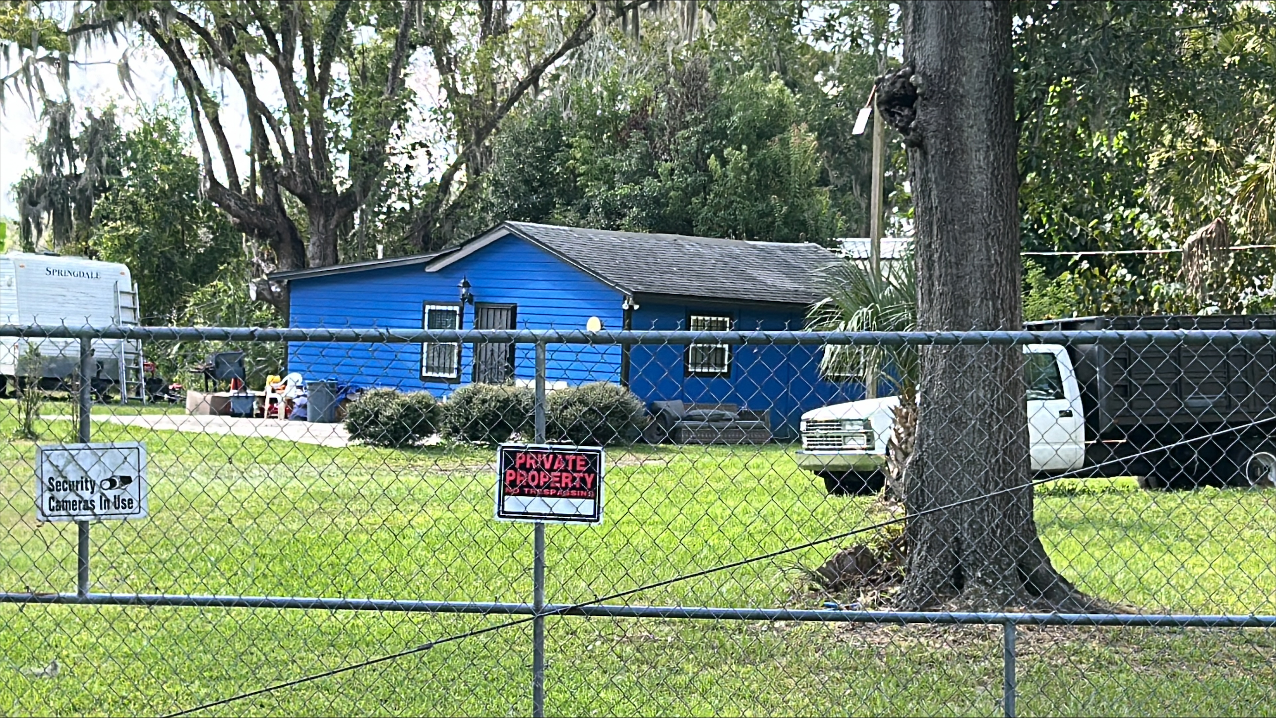 house and partial lot