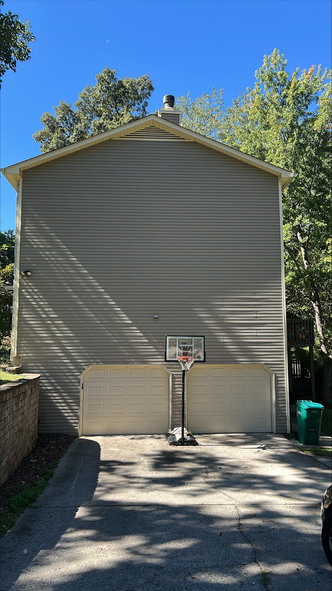 driveway and garage