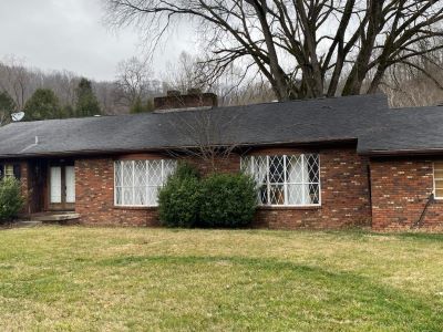 Front Right Side View of House