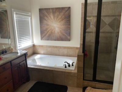 Master Bathroom With Shower and Tub