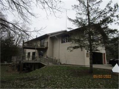 Garage and Decks on Back of Property
