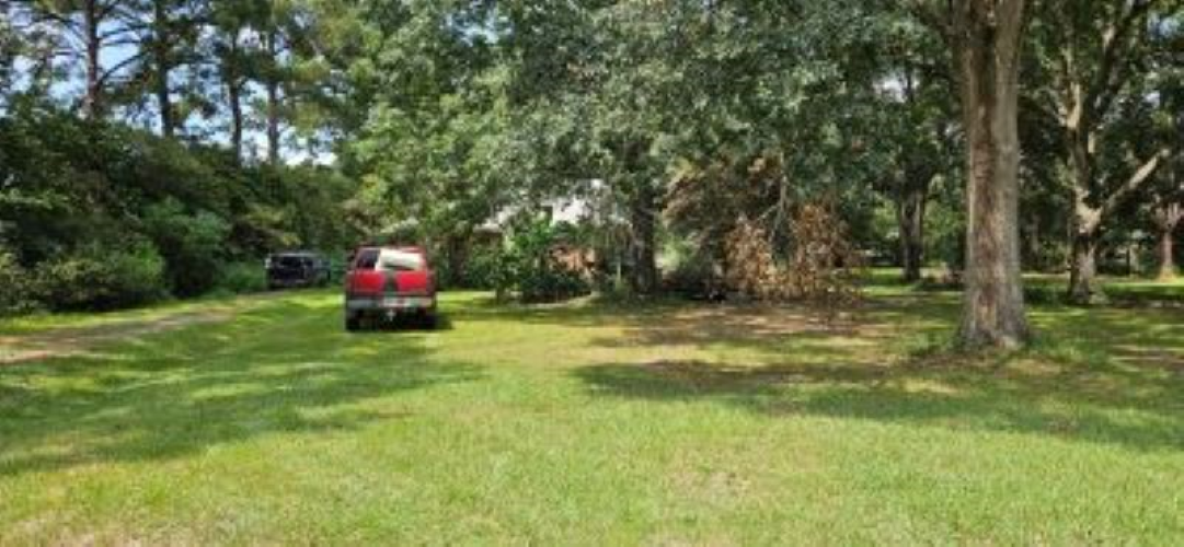 Streetview of yard