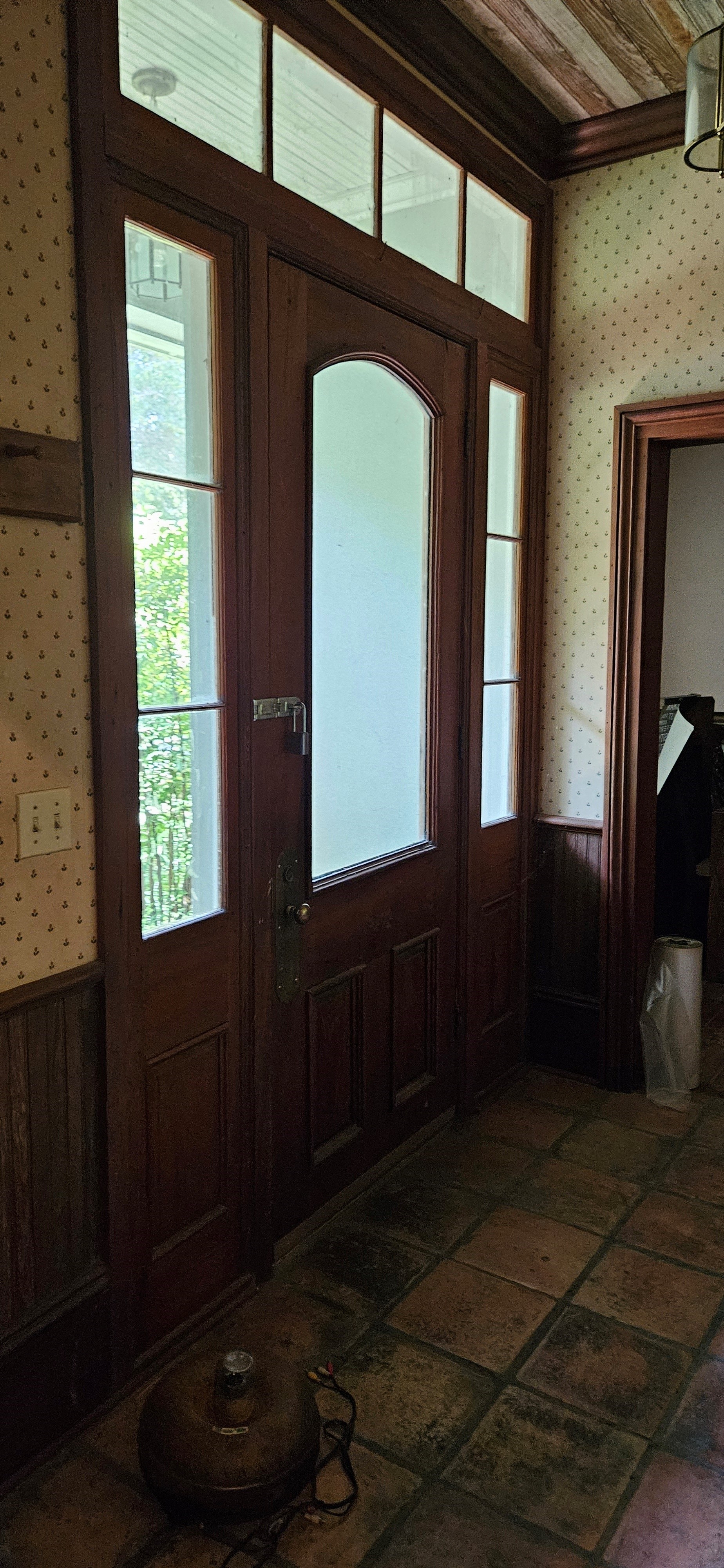 Inside foyer