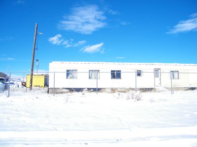 side of warehouse