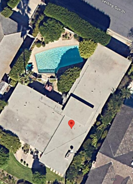 Aerial view of 2921 Setting Sun Dr