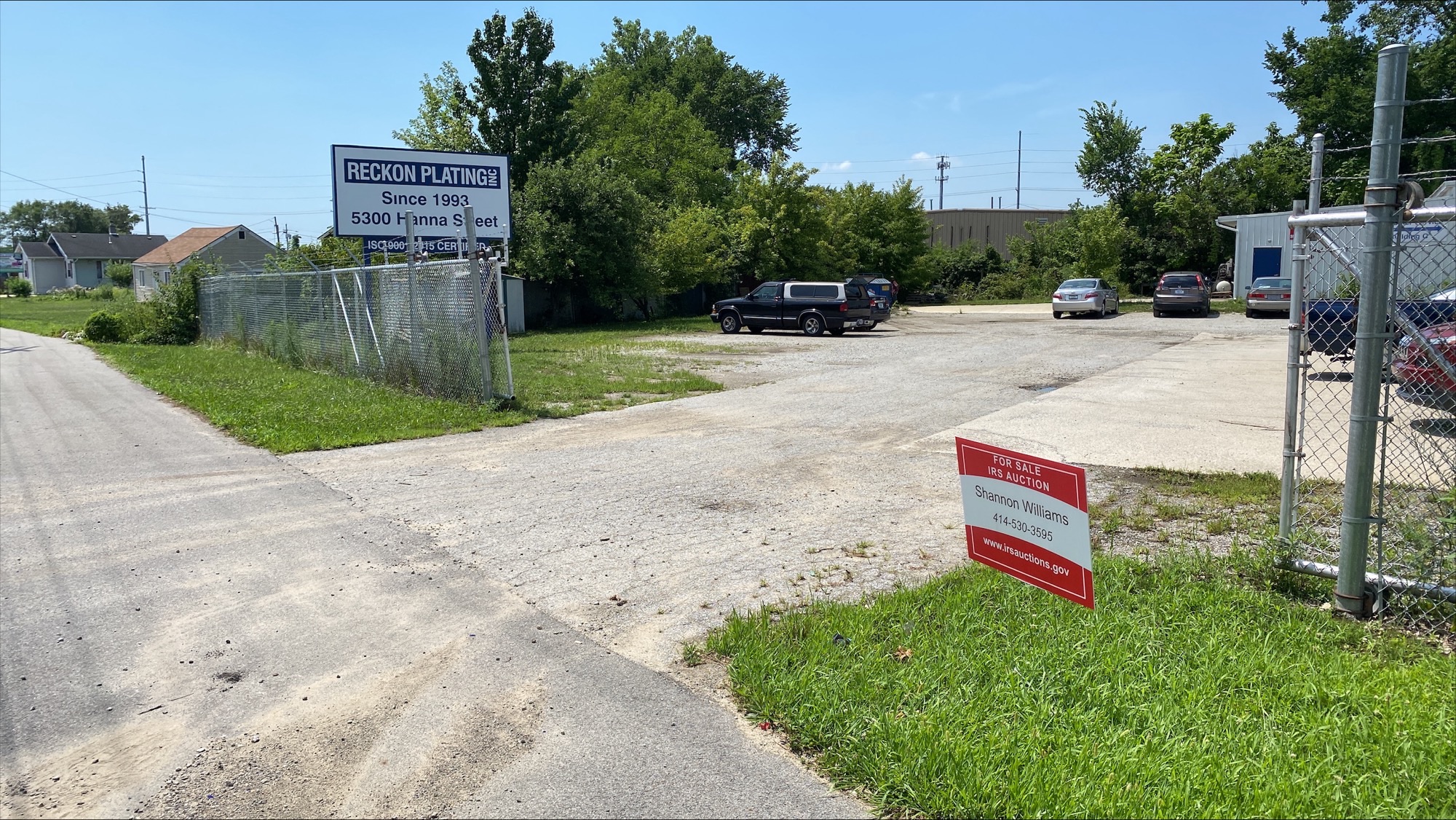 Entrance to property