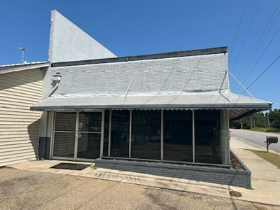 Front office entrance to commercial building