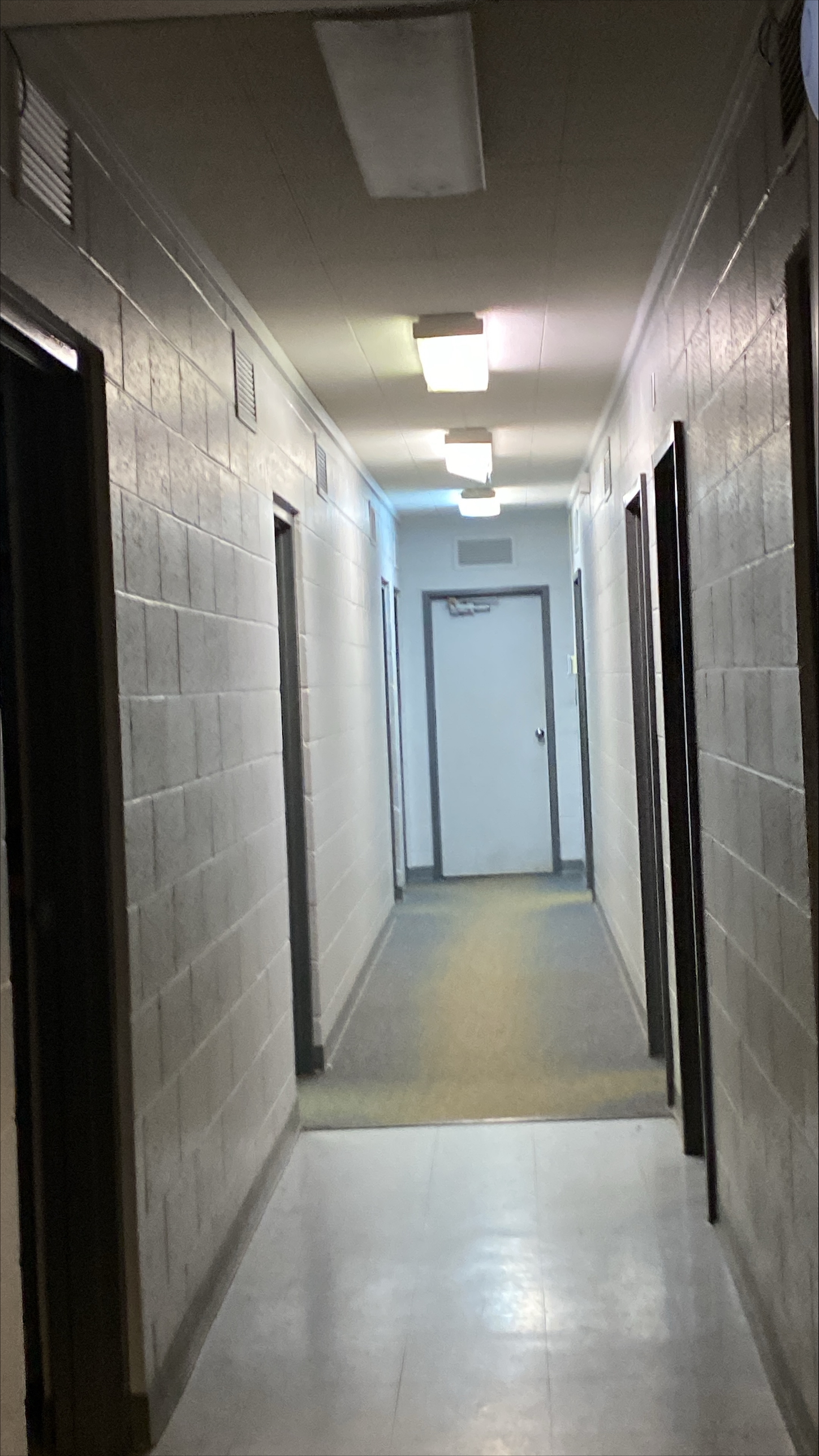Hallway in office building