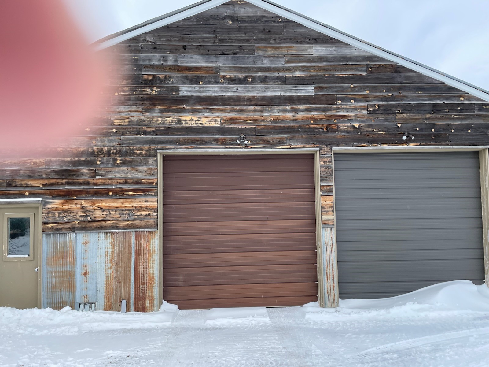Close up of building on property