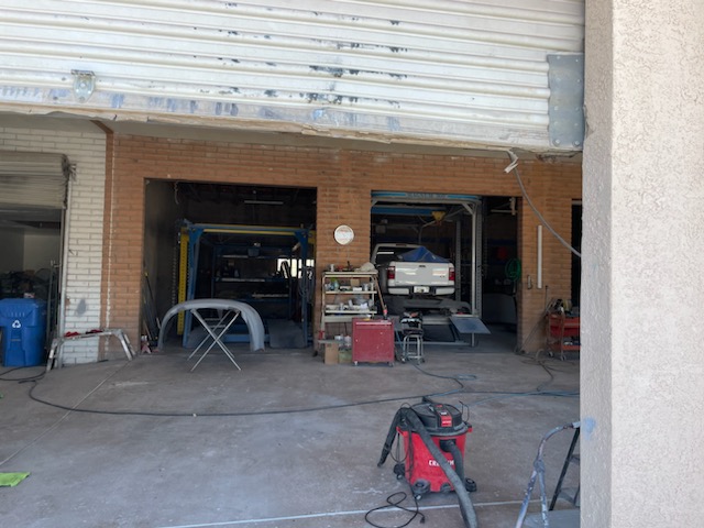 Inside auto shop