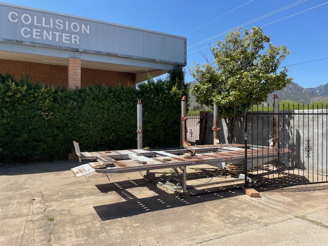 Right side of office building