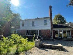 Back view of home