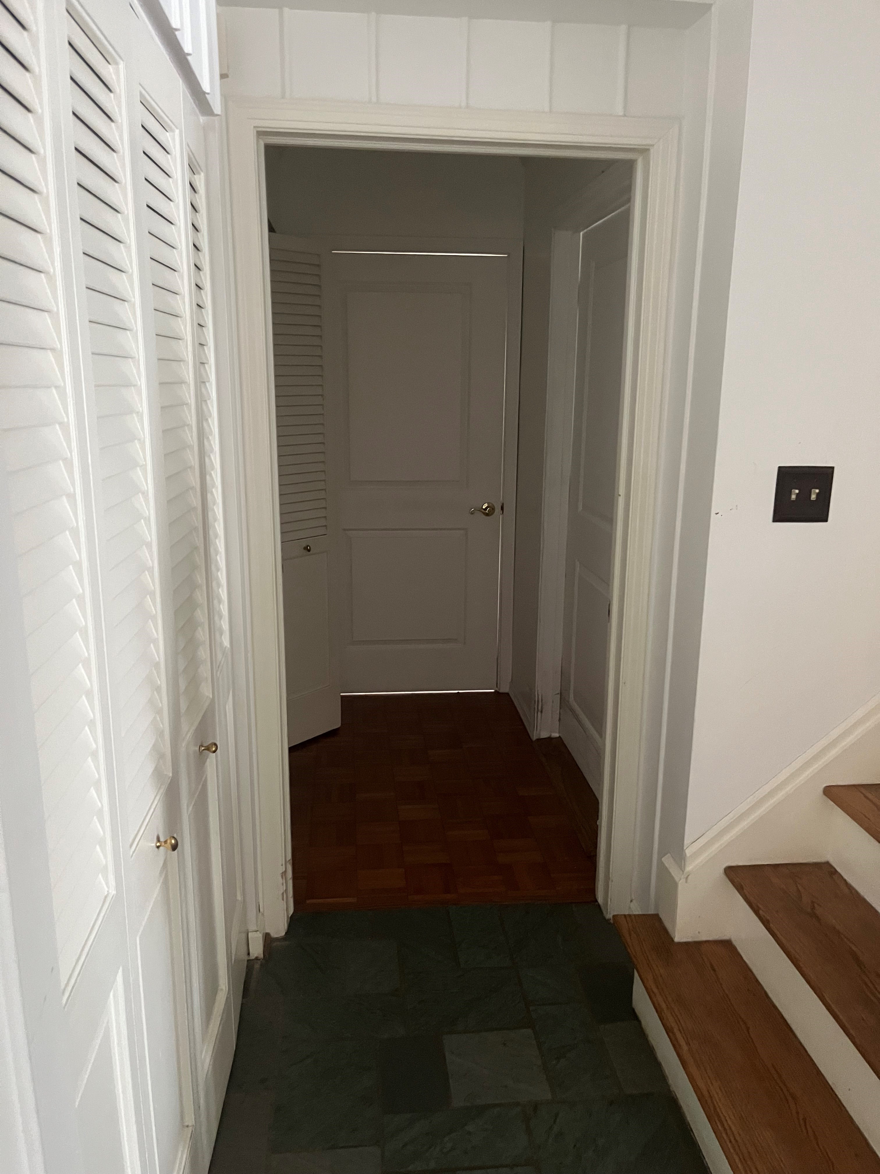 downstairs hallway