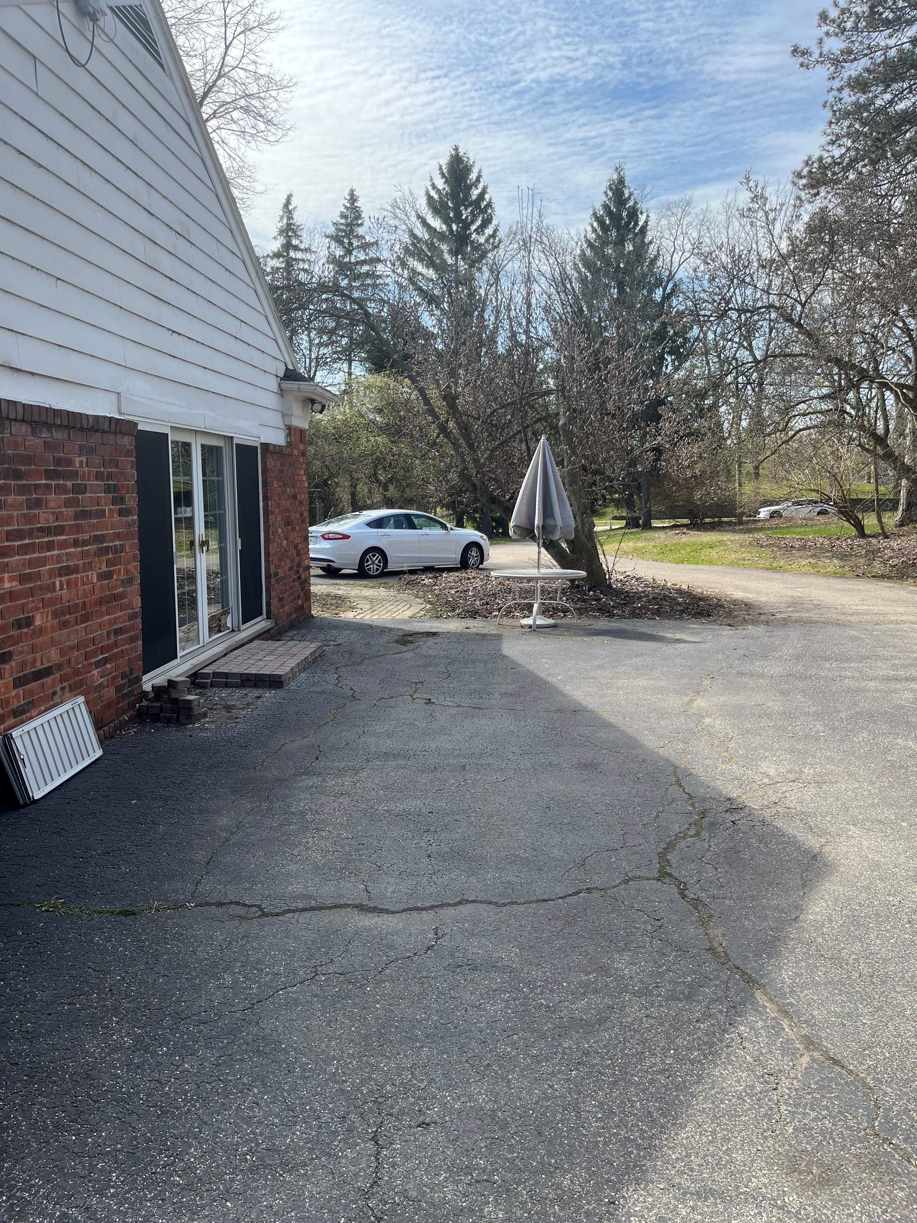 west side view of home