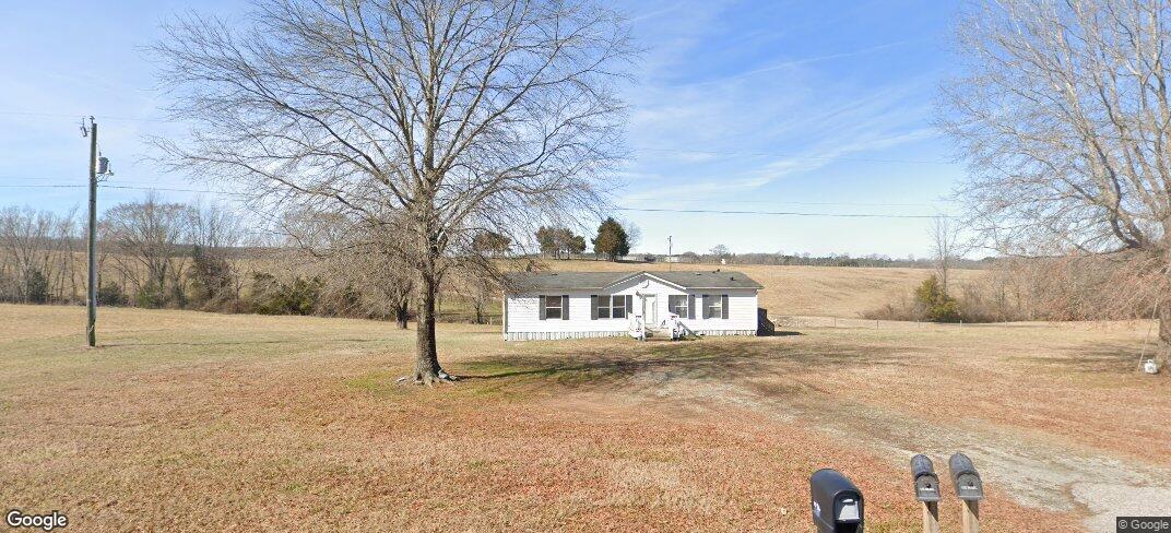 front of home and yard
