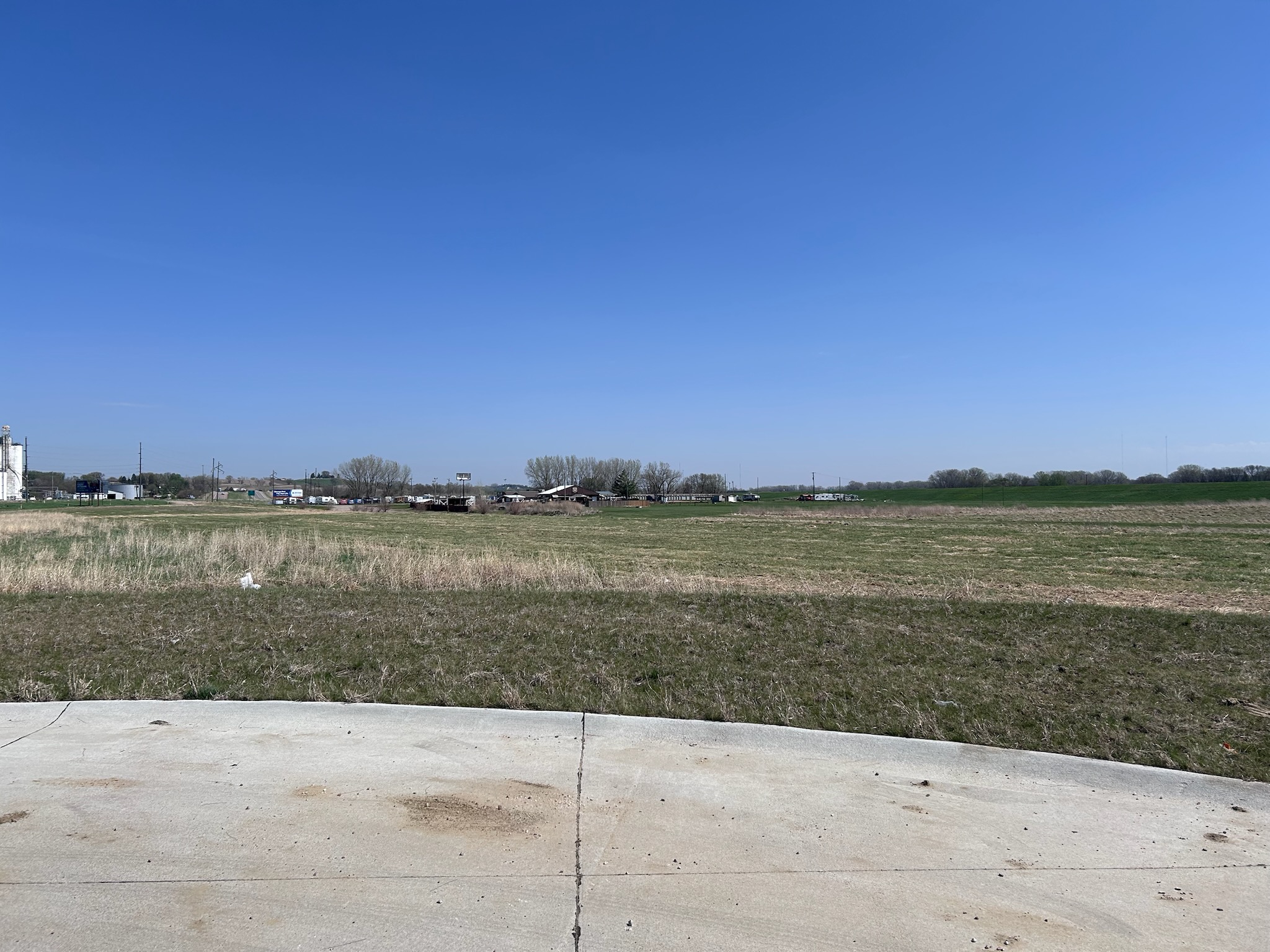 Facing the side of the property from the waterpark area