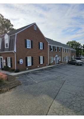 parking lot and building view