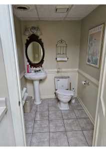 inside parlor/restroom