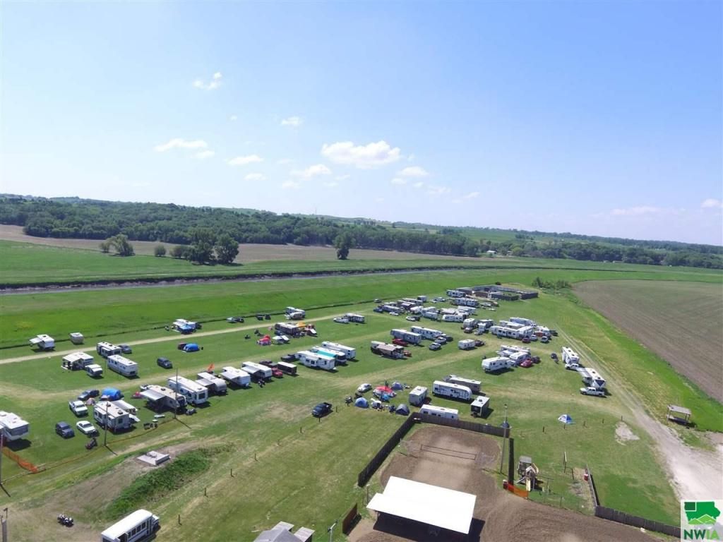 Overlooking back of property