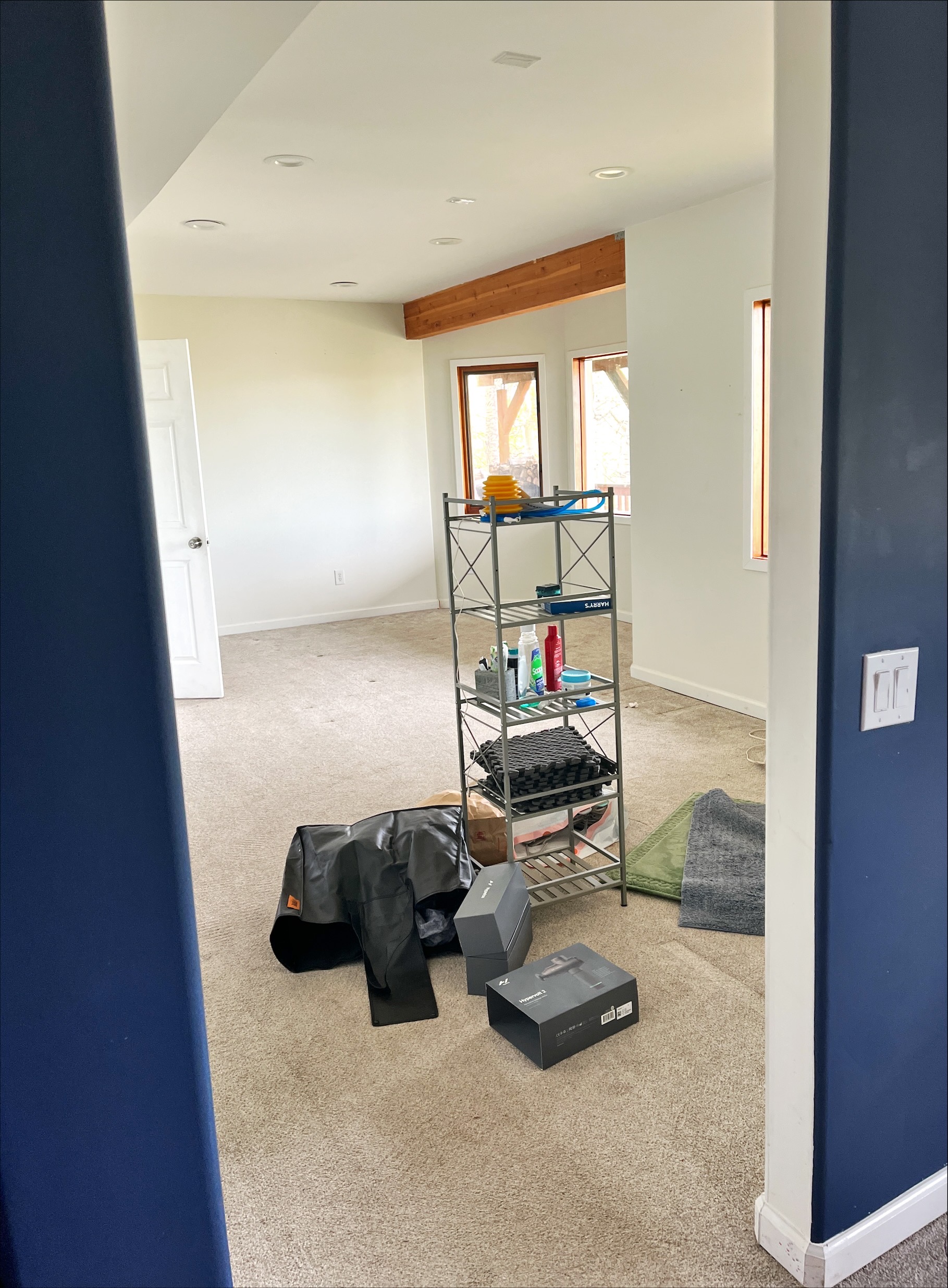 Another entrance to sitting room on lower level