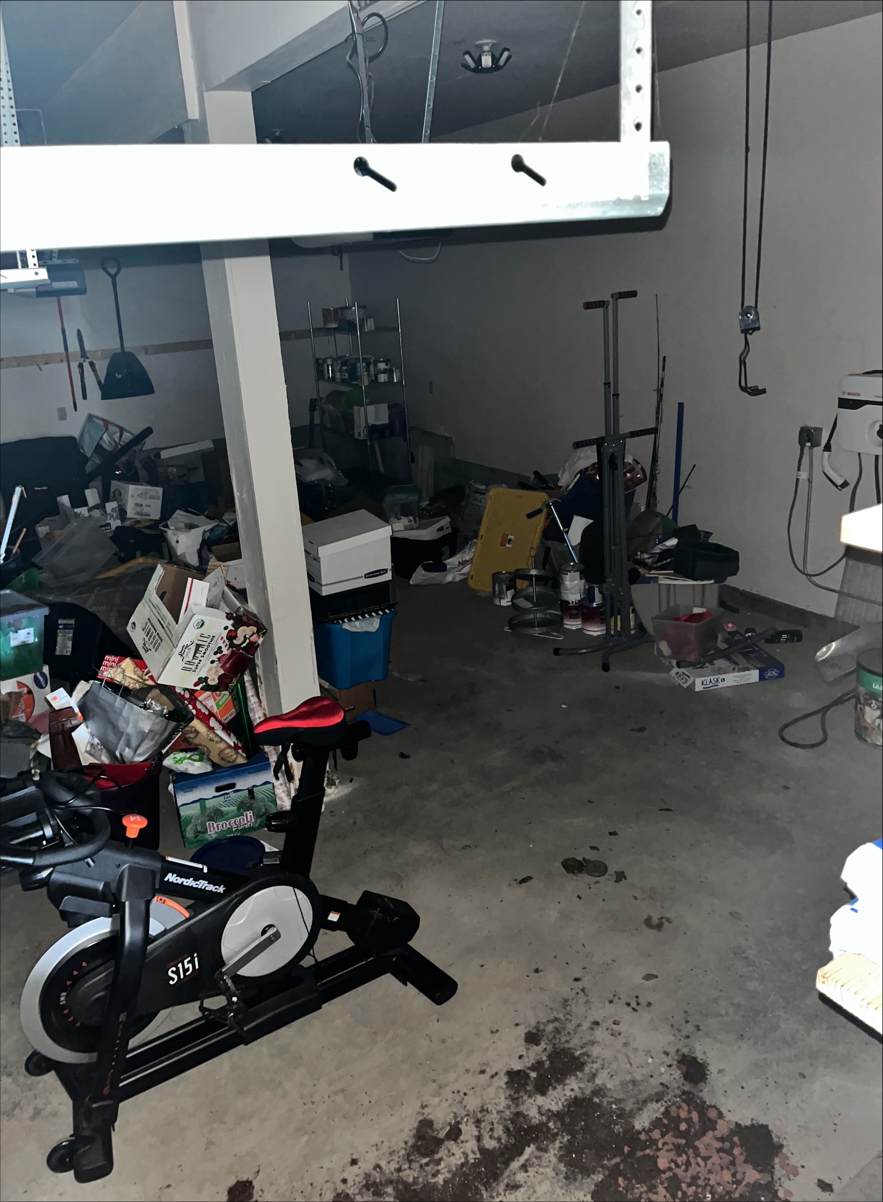Inside Garage