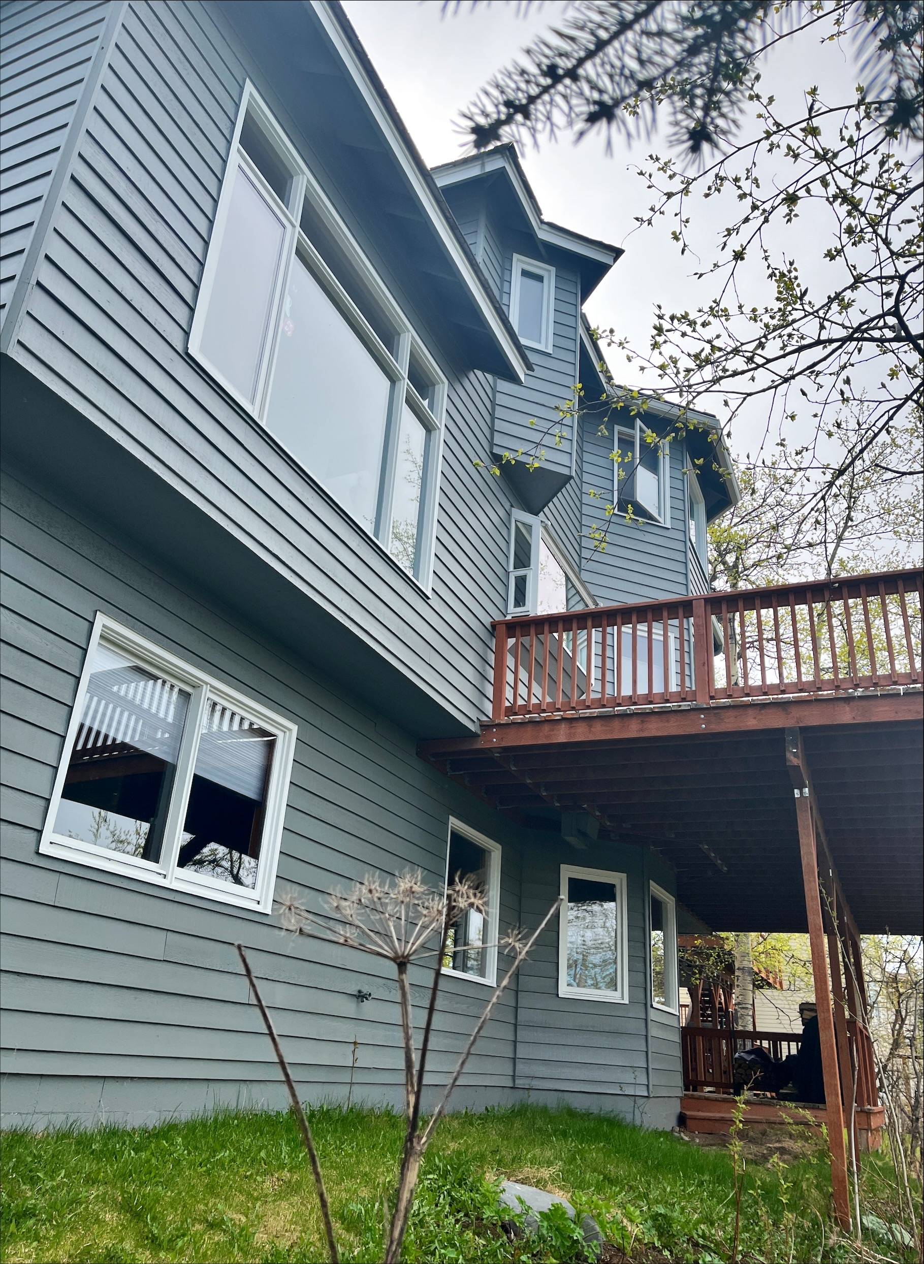 Back right side of house