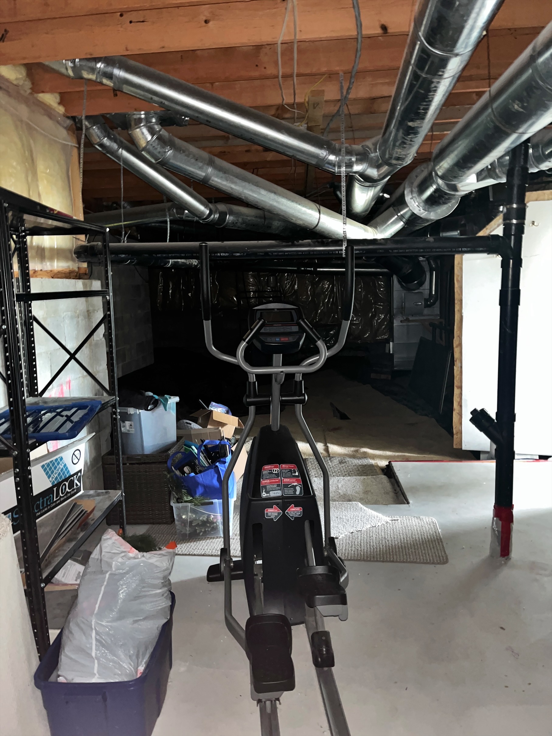 Part of finished basement