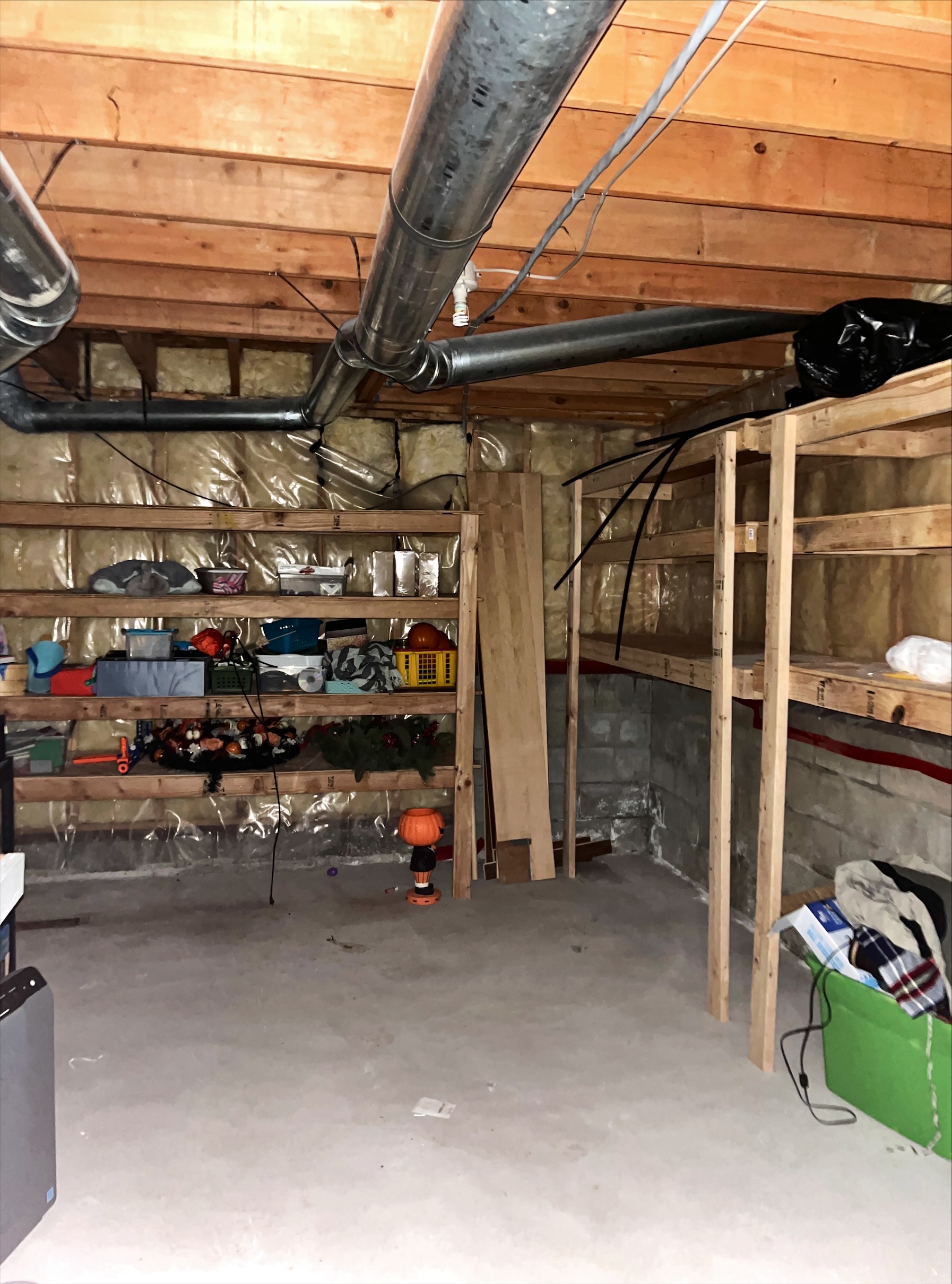 Part of finished basement