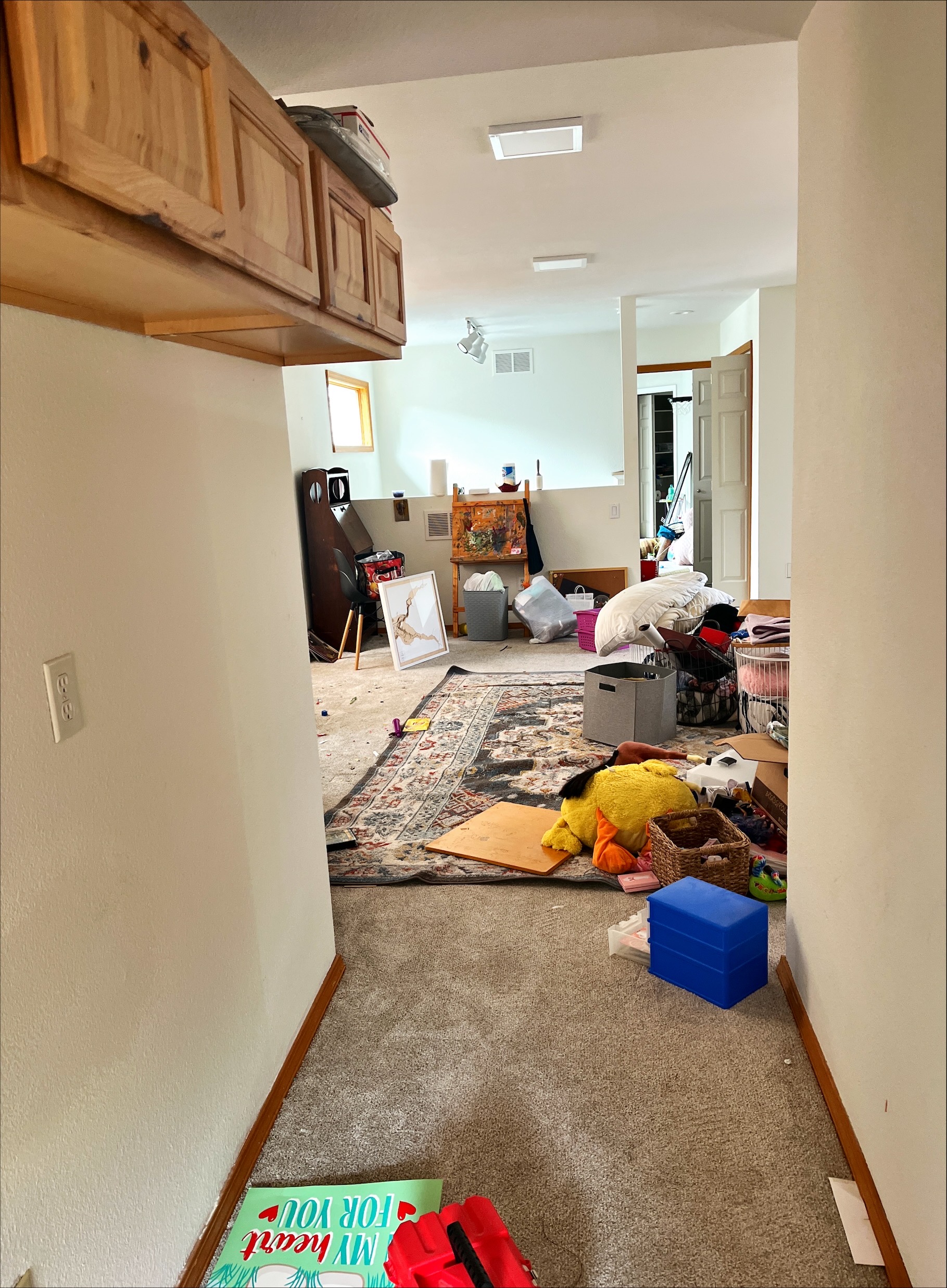 Bonus room looking towards 2nd staircase