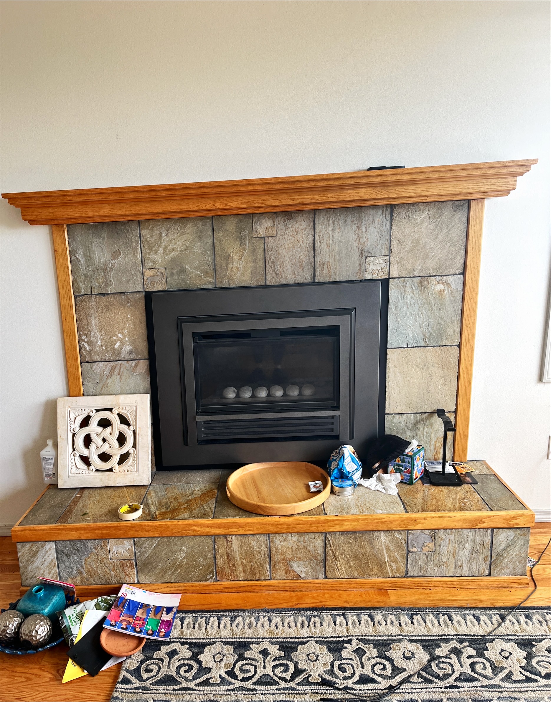 Fireplace in living room 2
