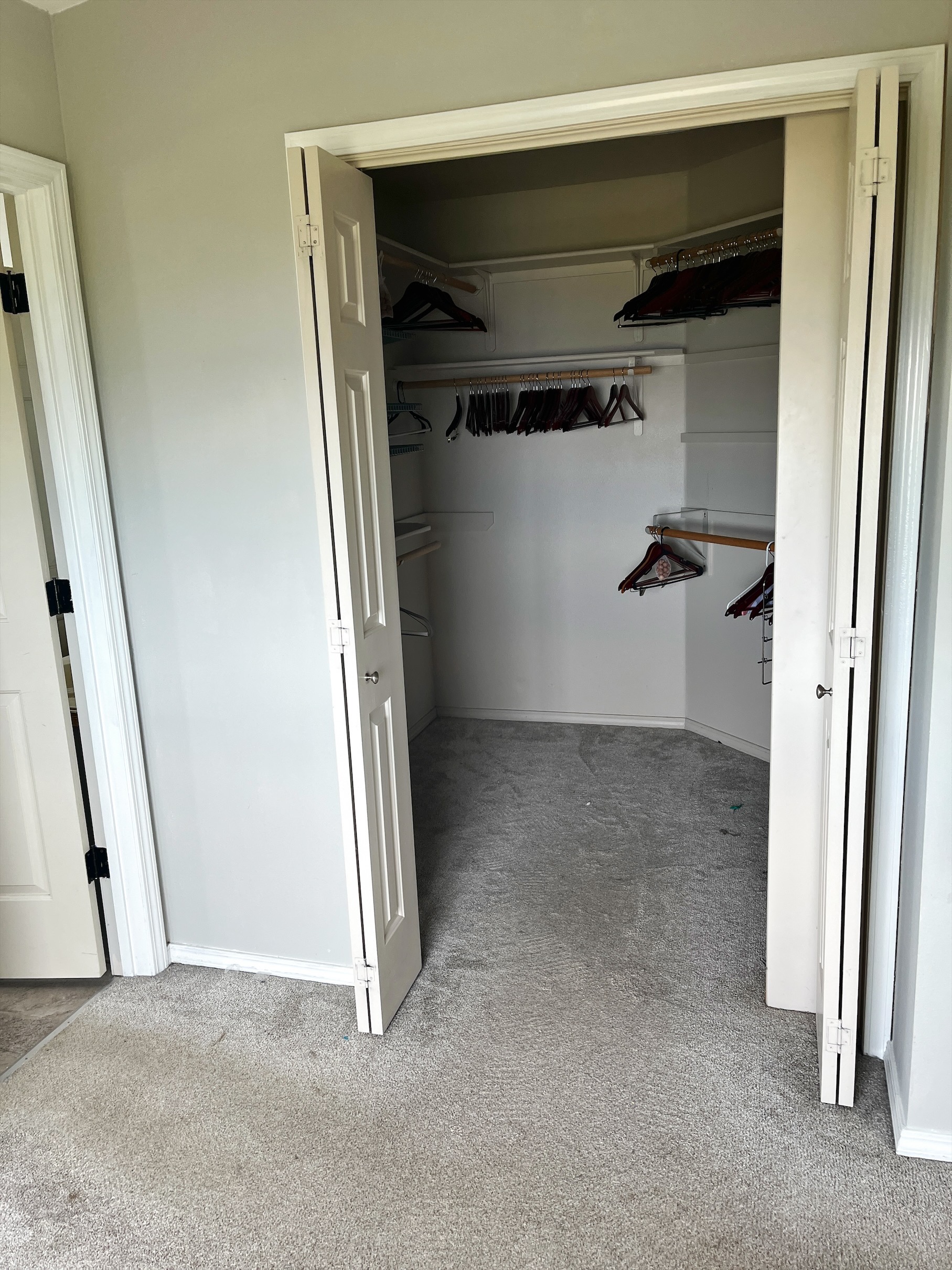 Master bedroom closet