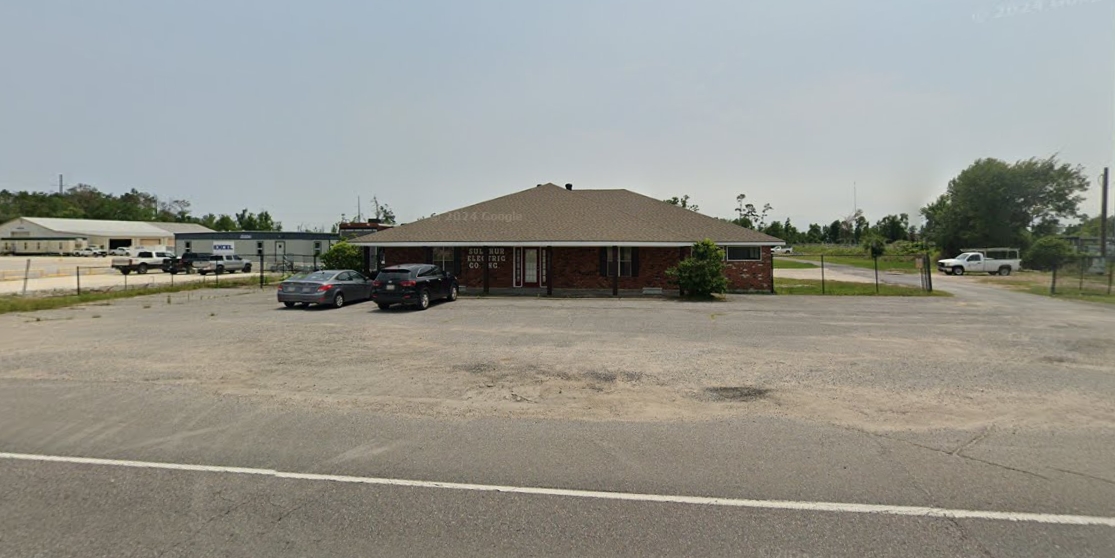 front of property
