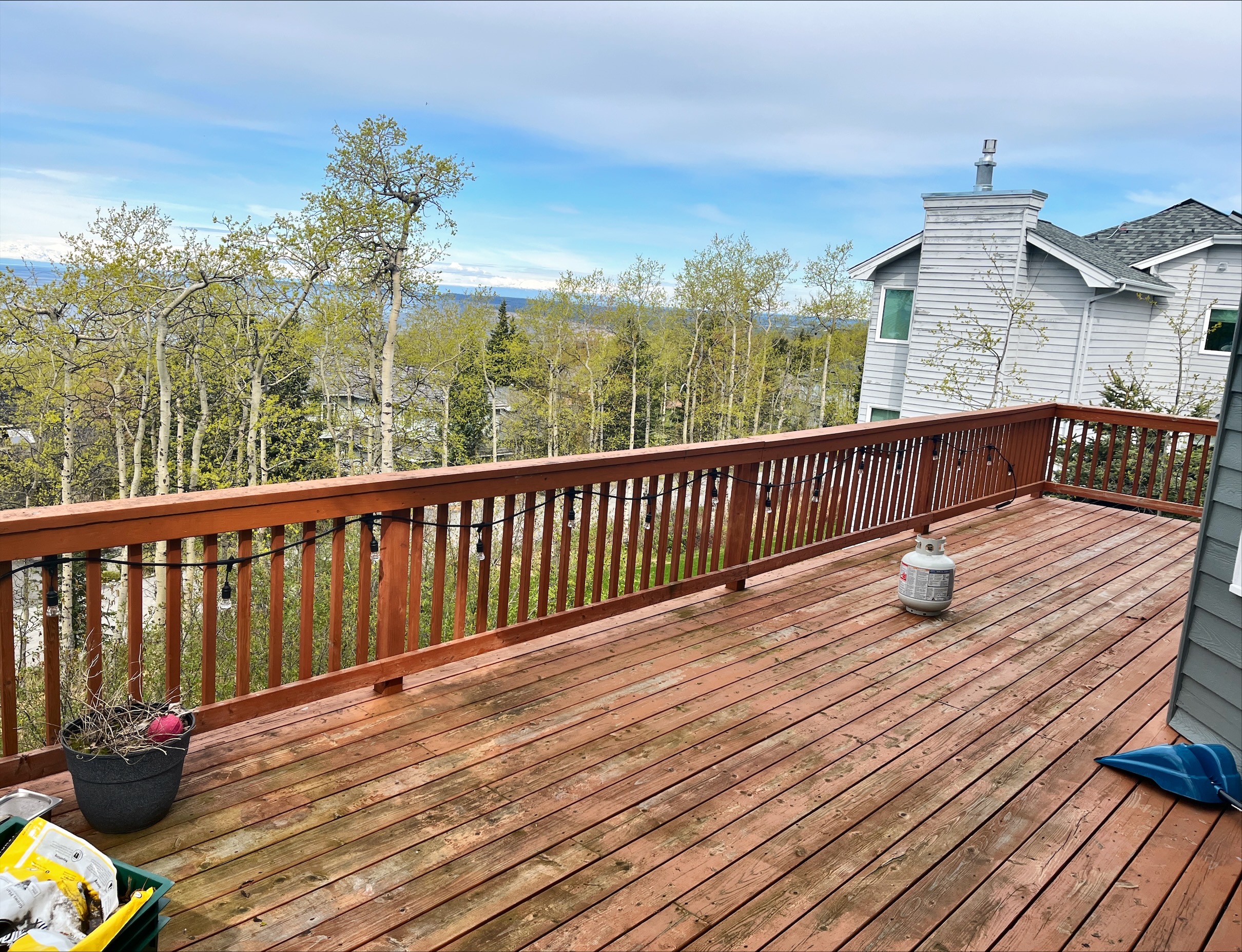 Beautiful view from deck