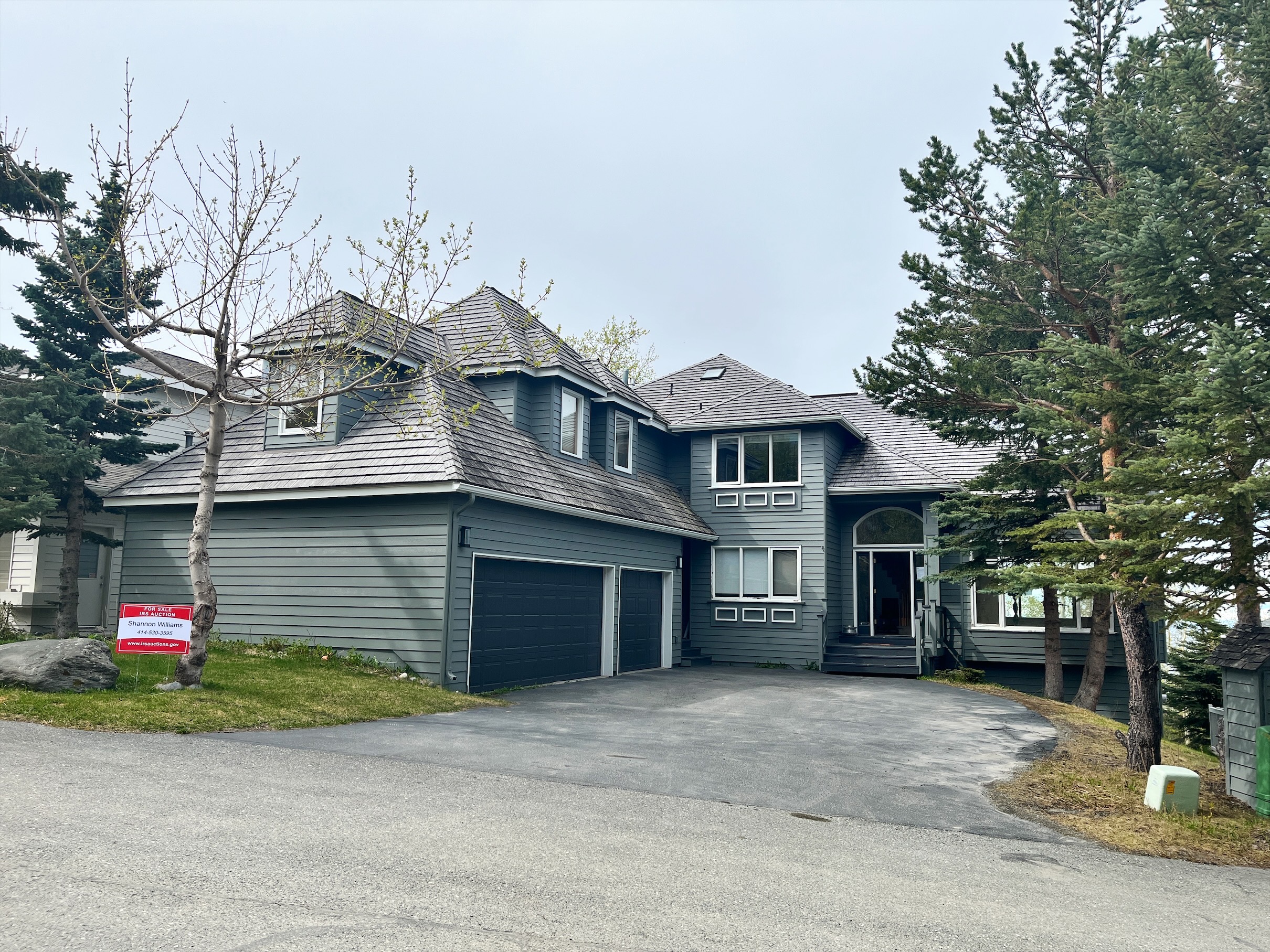 Street view of front of the house