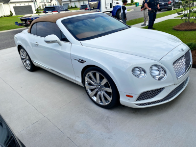 2016 Bentley Continental from the passengers side front