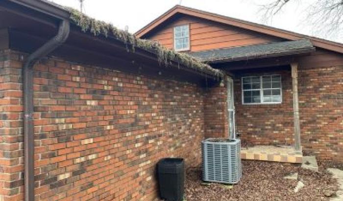 AC Unit in Backyard