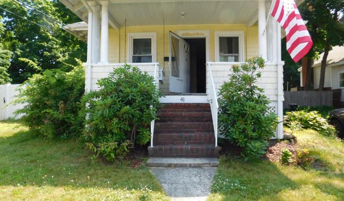 Front view of 41 Wendell Ave in Brockton, MA
