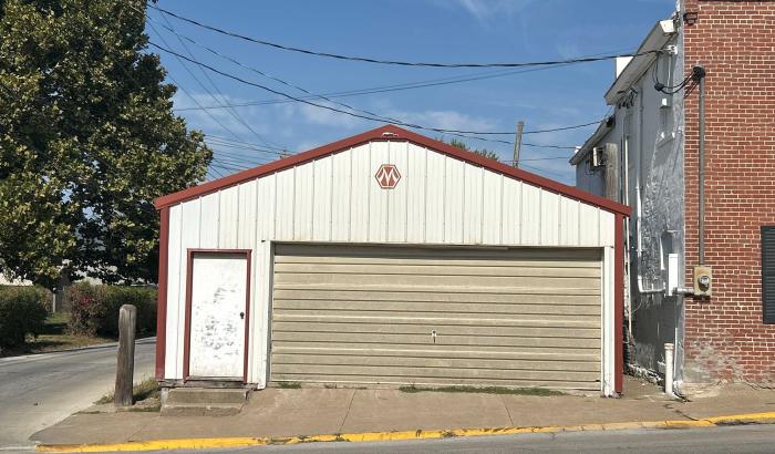 Front View of Offsite Garage