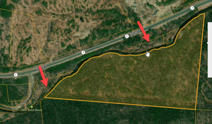 Identifying the parcel shape with Satellite View