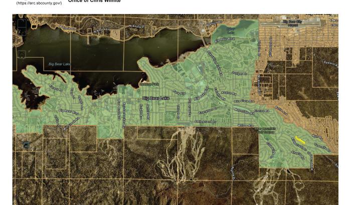 GIS image BIG BEAR LAKE CA APN 0310-672-35-0000