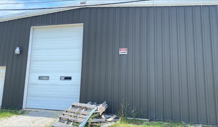 Front view of 1 of the garages