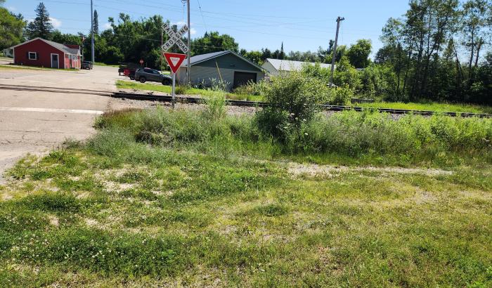 View of main street to property
