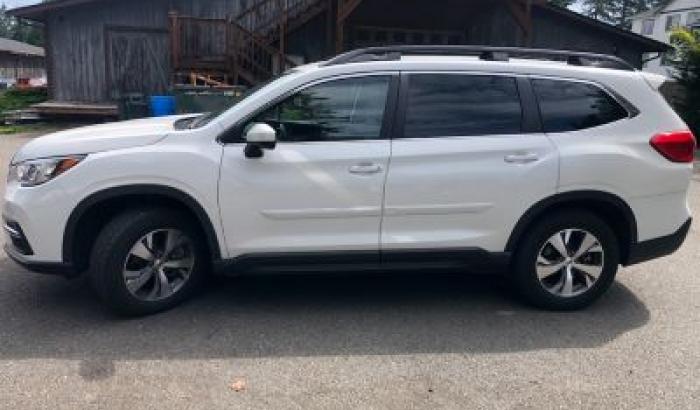 White 2019 Subaru Ascent with 71413 miles