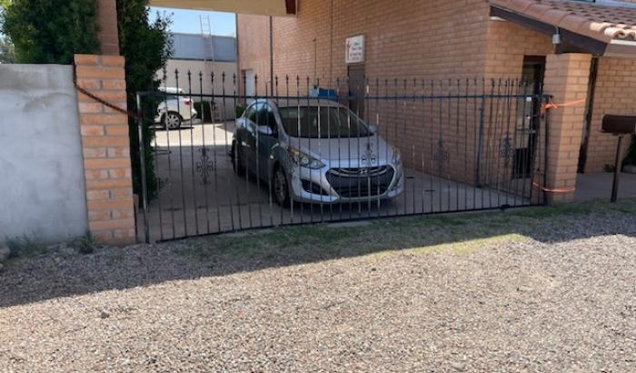 Front view of right side of the office building