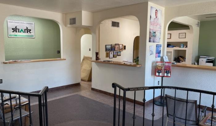 Lobby of office building