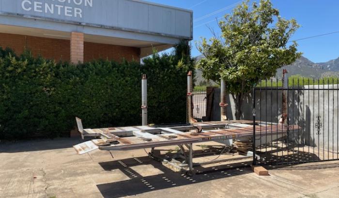 Right side of office building